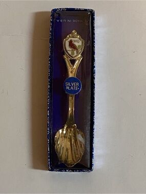 Collectible Ohio Souvenir Silver Plate Collector Spoon